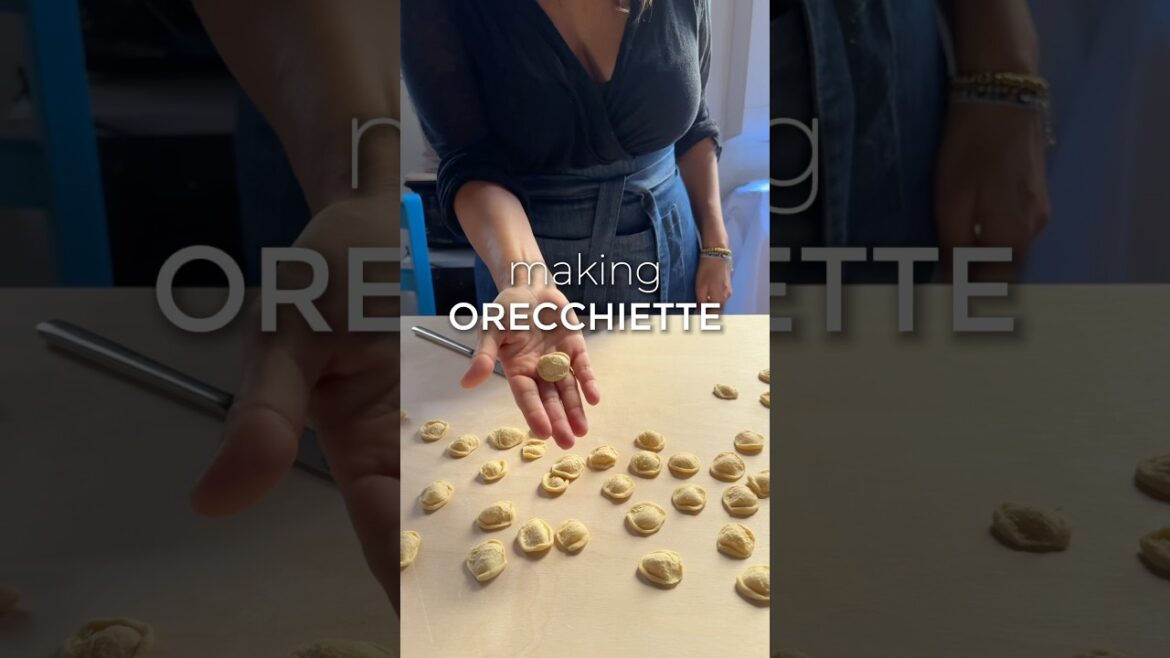 Handmade Orecchiette Pasta | Imperfectly Perfect