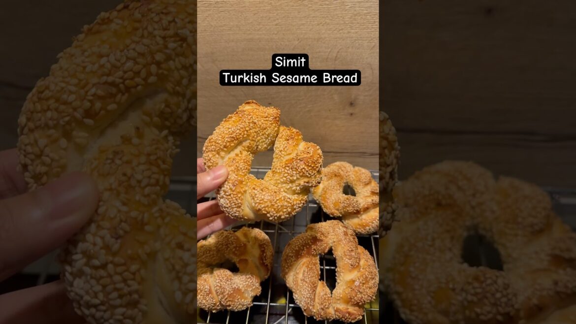 Turkish Sesame Bread Rings | Traditional Breakfast Simit | Bagel Baking | HomeBaker | Toasted Bun