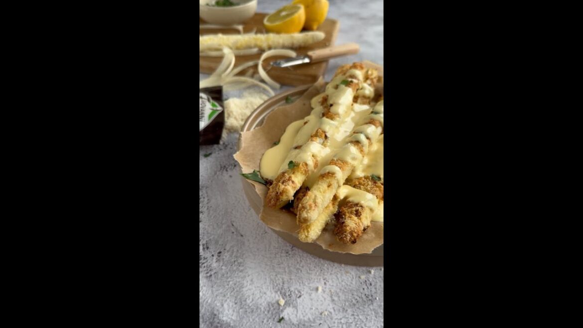 Spargel aus dem Airfryer mit Parmesankruste