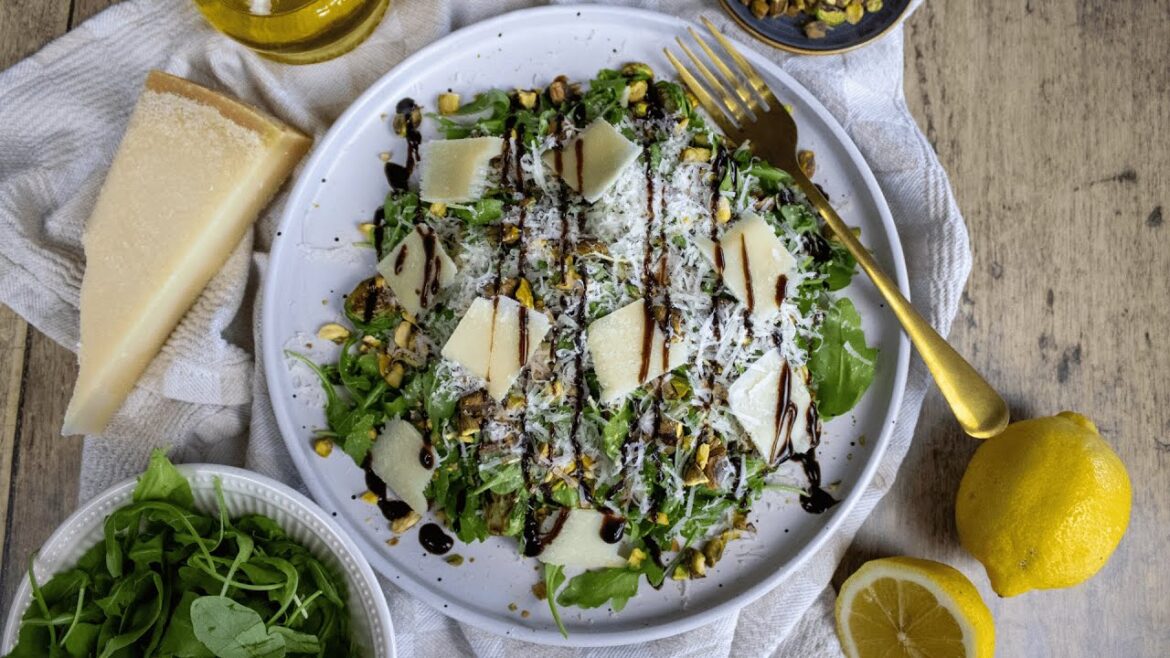 Healthy Roasted Brussels Sprouts & Arugula Salad Recipe