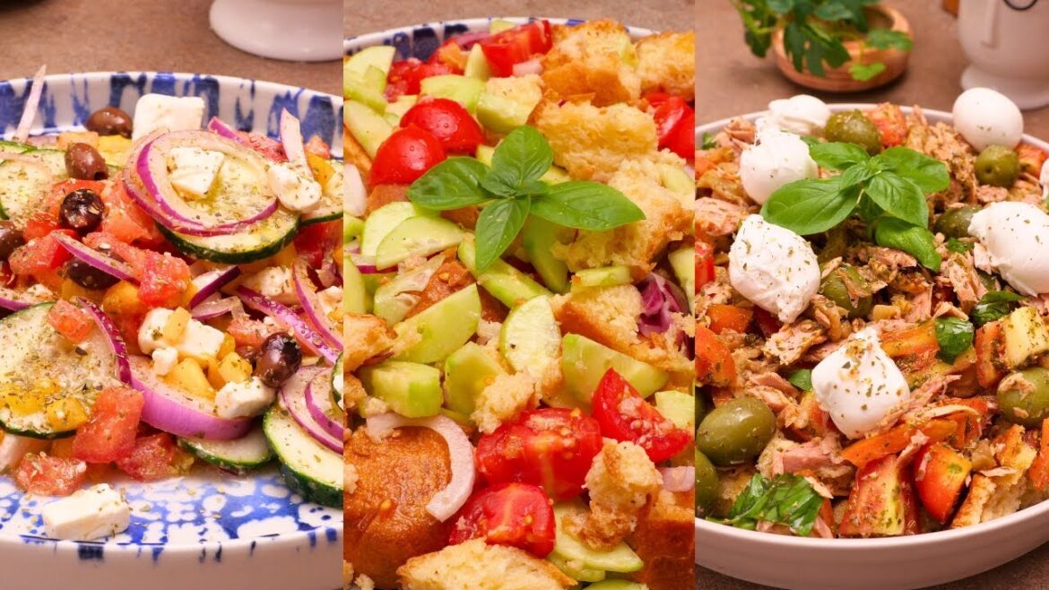 3 RICETTE FRESCHE FACILI E VELOCI 3 RICETTE FRESCHE FACILI E VELOCI