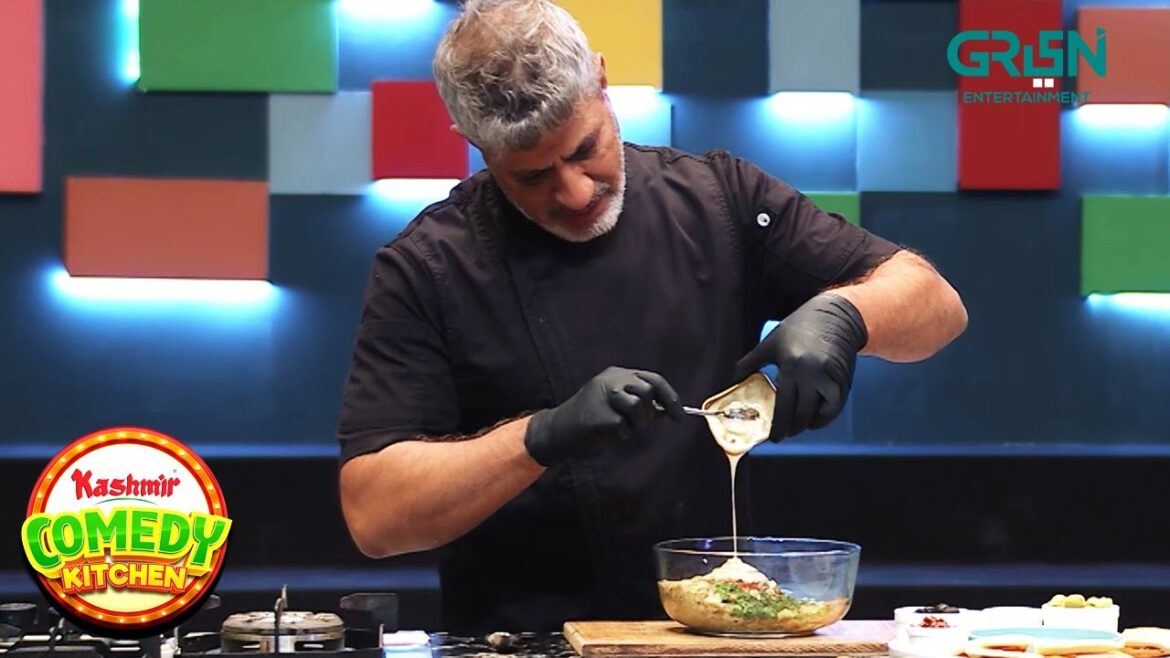 Baba Ganoush Recipe by Chef Saadat | Faiza Saleem | Kashmir Comedy Kitchen | Green TV Baba Ganoush Recipe by Chef Saadat | Faiza Saleem | Kashmir Comedy Kitchen | Green TV