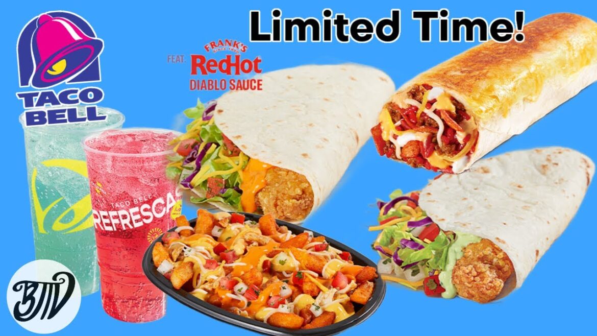 New at Taco Bell! Frank’s Redhot® Diablo Sauce + Nacho Fries are BACK!