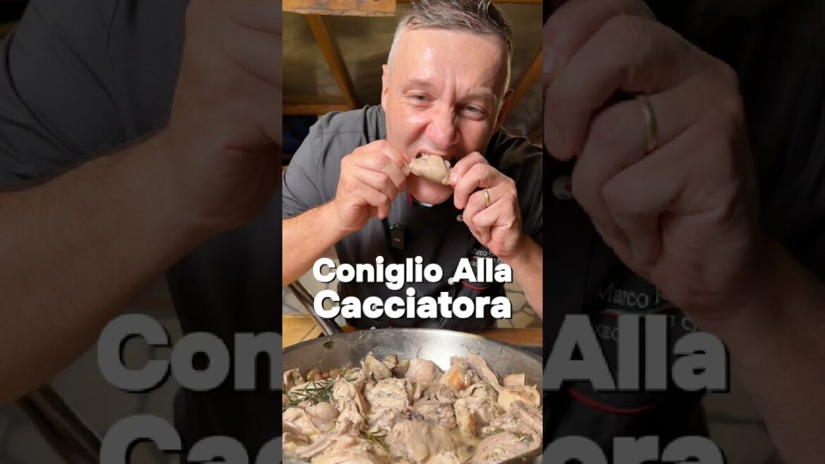 CONIGLIO ALLA CACCIATORA #chefrufini #conoglioallacacciatora #cacciatora