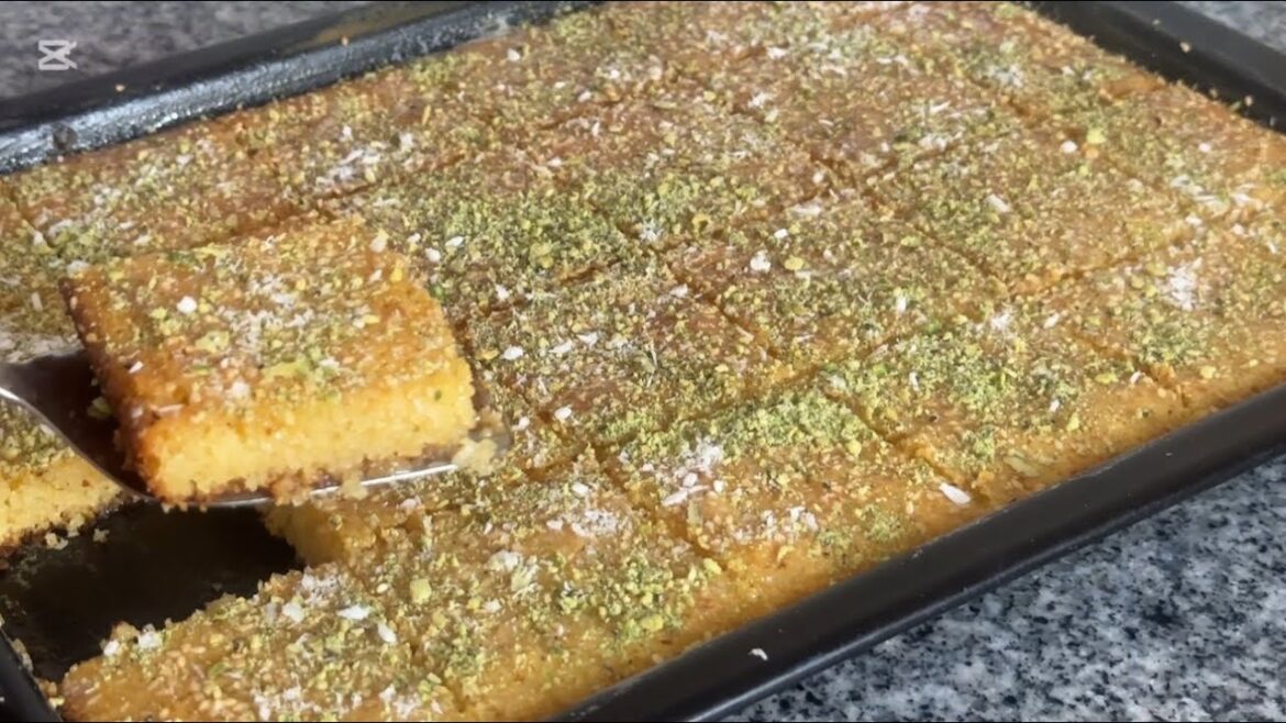 I wish I tried this easy Basbousa Sweet recipe before-Easy Rava Cake recipe