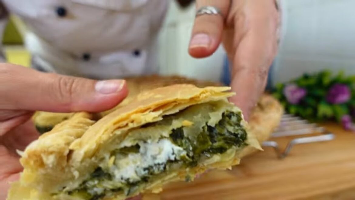 The easiest Spinach pie with homemade filo dough. I Can’t Believe This is Homemade Filo! The easiest Spinach pie with homemade filo dough. I Can't Believe This is Homemade Filo!