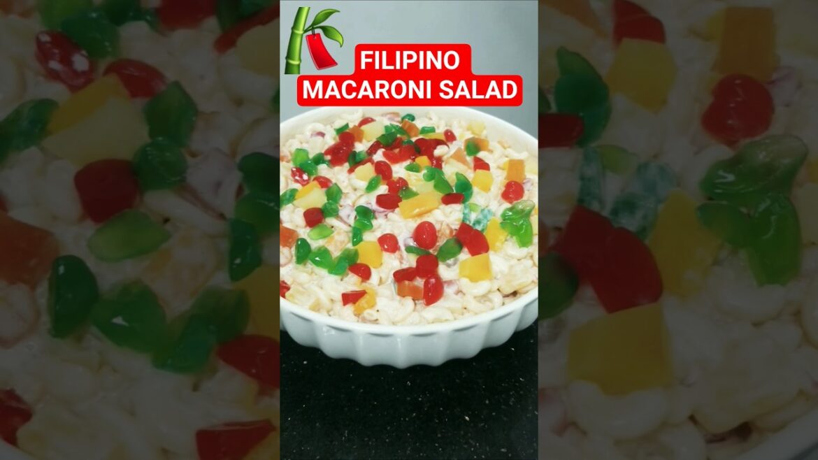 MACARONI SALAD RECIPE