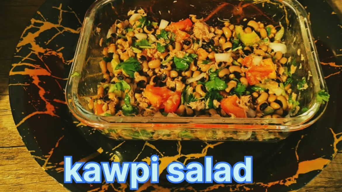 Tuna Louvi Salad | Easy Healthy Salad with Kawpi (Black-eyed Beans) | Shark’s Kitchen