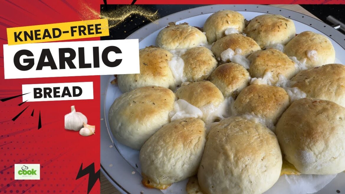 Easy FLUFFY Garlic Bread Balls Recipe No Knead Needed