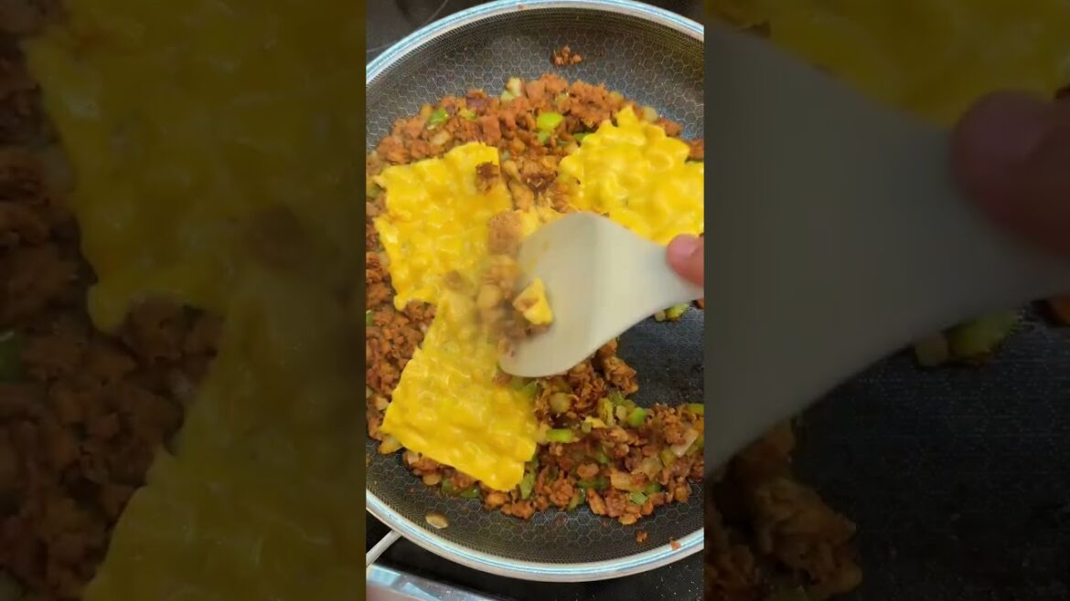 #ad making this chopped cheese sandwich with some Dairy-Free American-Style Cheese Slices from Your