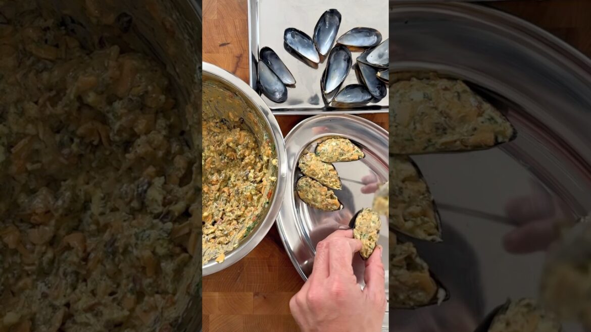 MUSSELS CASINO - like clams casino, just better.