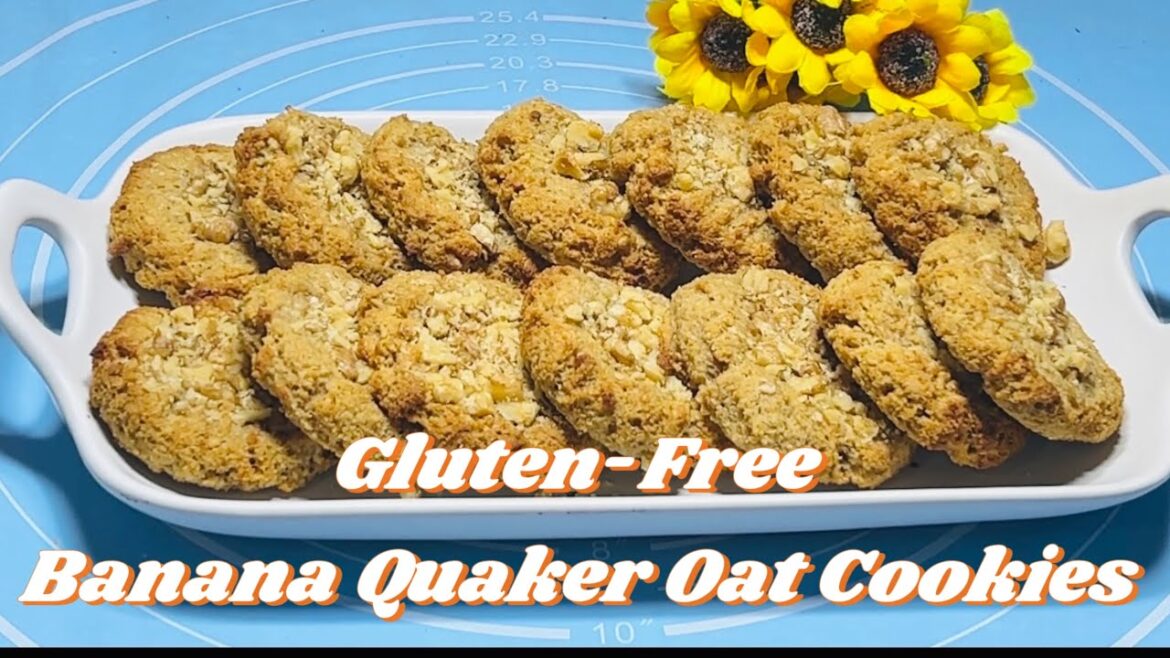 GLUTEN-FREE BANANA QUAKER OAT COOKIES