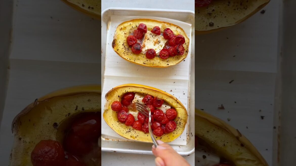 Baked Feta Squash | FeelGoodFoodie Baked Feta Squash | FeelGoodFoodie