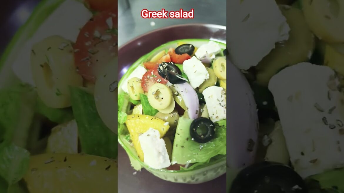 classic Greek salad...#food #cheflifesachin #chef #salad #shortvideo #tranding