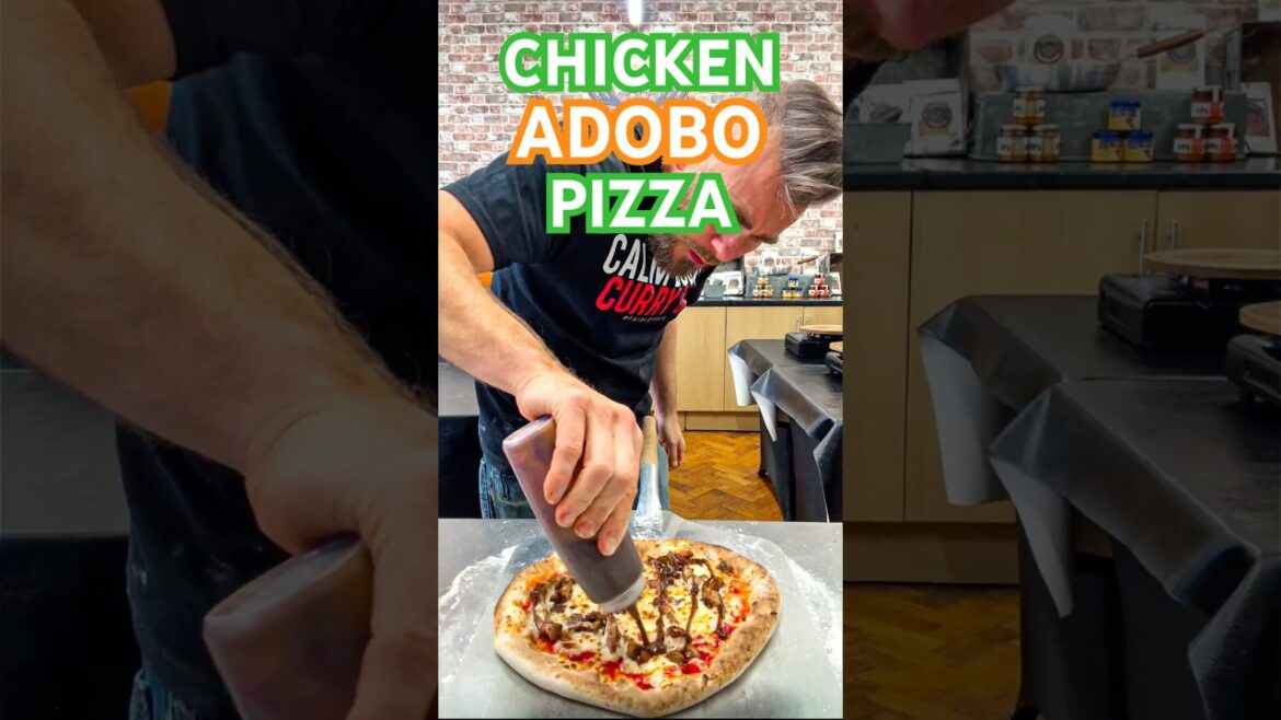 Culinary Masterclass: Chicken ADOBO Pizza | #fairleysuk #CookingShorts #adobo