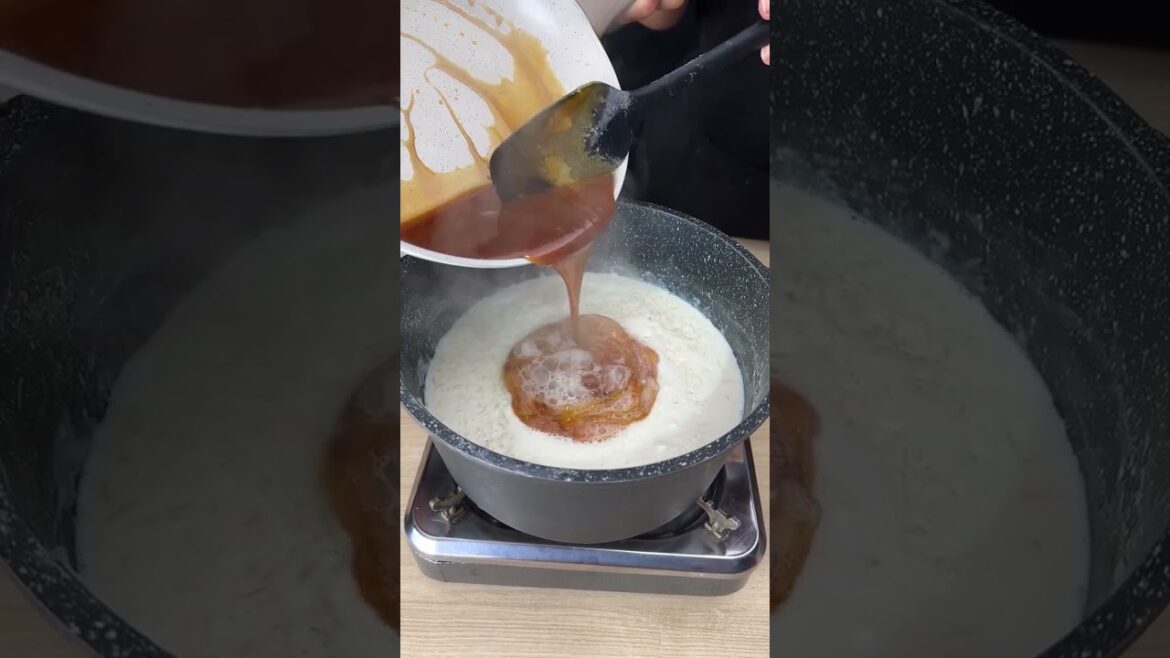 tasty and easy caramel and rice pudding