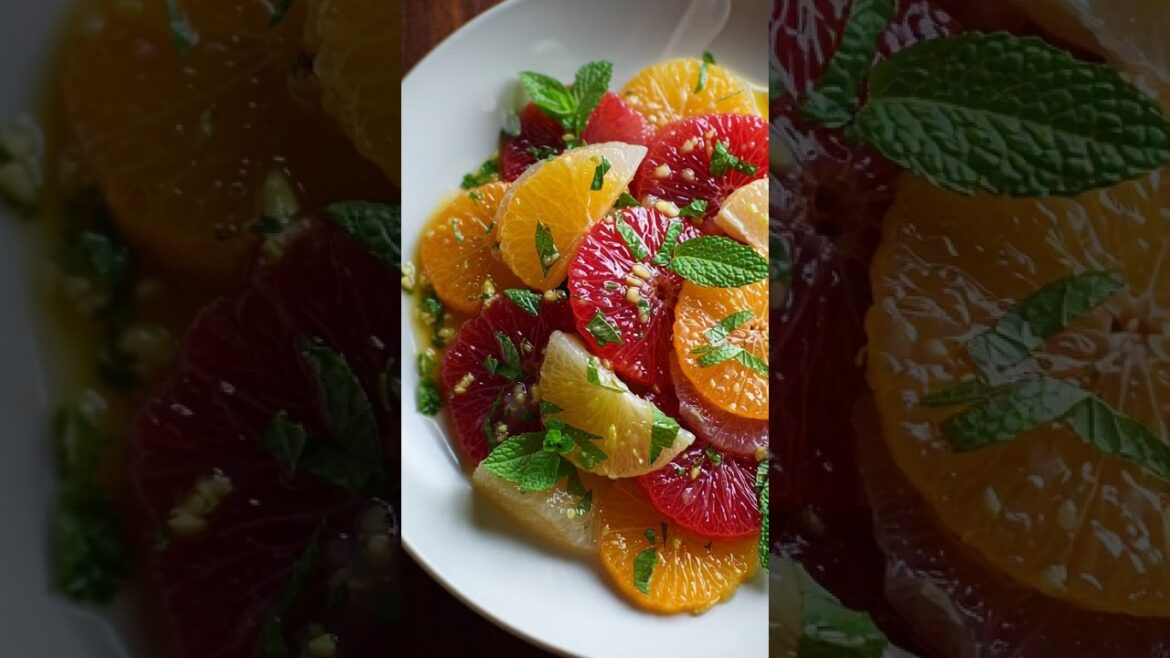 moroccan mint and citrus salad    #food #foodforfoodies #food52 #foodlover #foodie