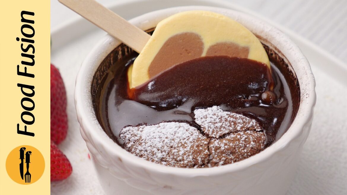 Omoji Lava Cake Recipe by Food Fusion Omoji Lava Cake Recipe by Food Fusion