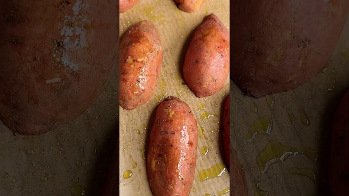 HONEY-GARLIC BUTTER SWEET POTATOES WITH GOAT CHEESE!