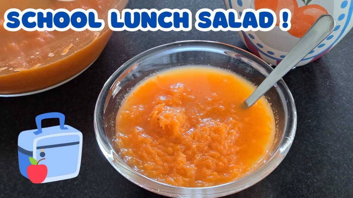 Orange Carrot Salad | Easy School Lunch Idea for Kids Orange Carrot Salad | Easy School Lunch Idea for Kids