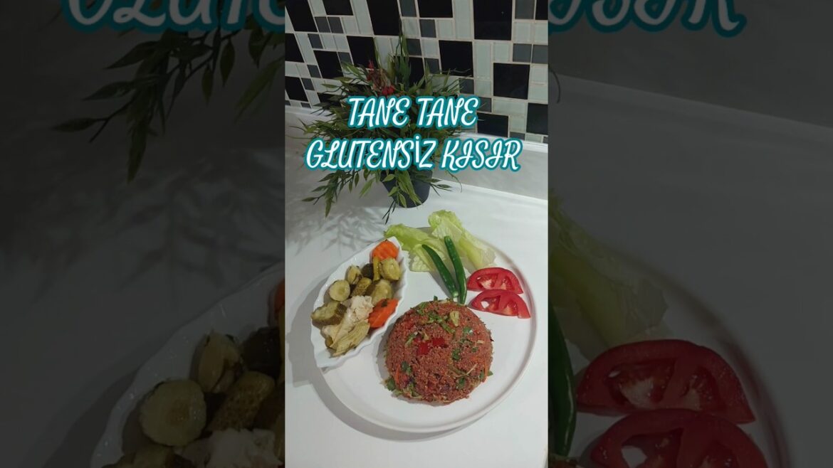 GLUTENSİZ KISIR glutensiz karabugday bulguru ile.. GLUTENSİZ KISIR glutensiz karabugday bulguru ile..