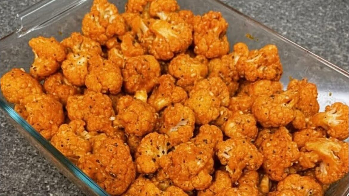 Buffalo Cauliflower bites!!! Low carb delicious recipe| vegan recipe