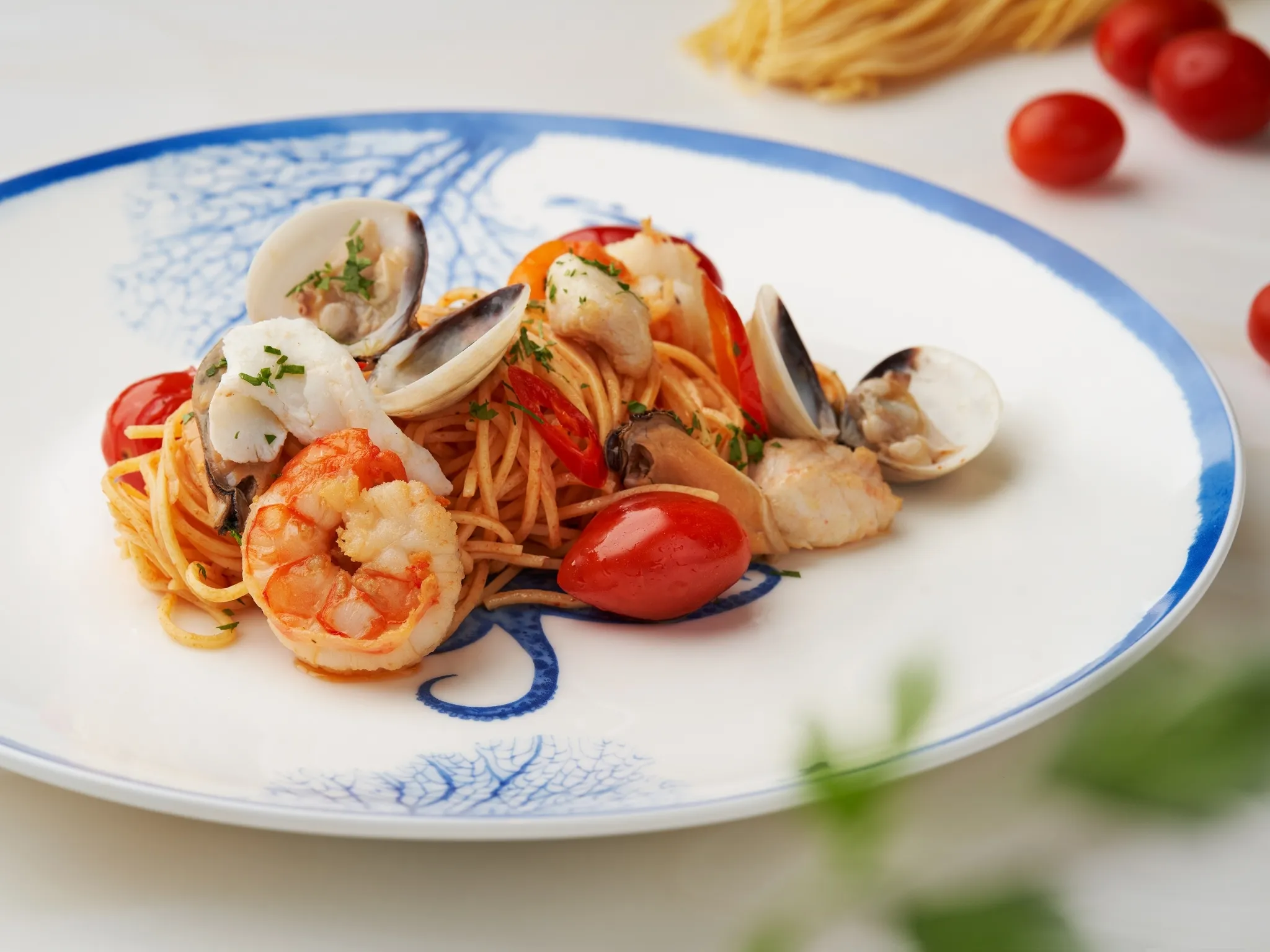 Laurus Table Scialatielli ai Frutti di Mare al Cartoccio