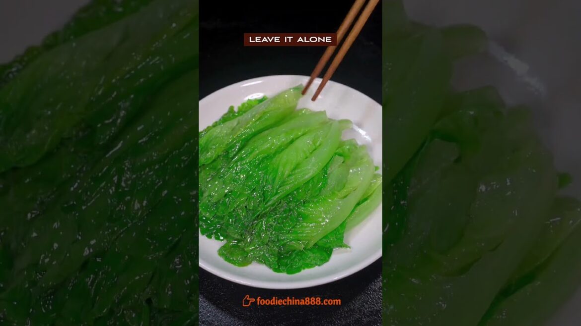 EASY LETTUCE SALAD RECIPE #recipe #cooking #chinesefood #lettuce #vegetables #salad
