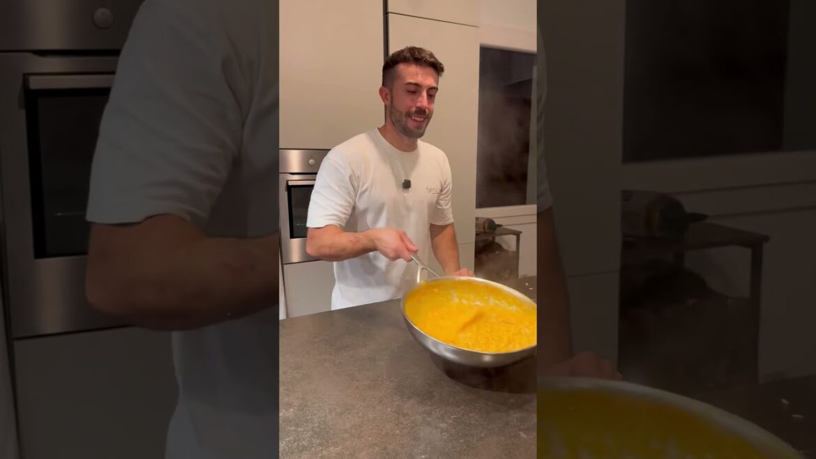 Il mio RISOTTO alla zucca Migliore! #risotto#italianfood#chef#bacon