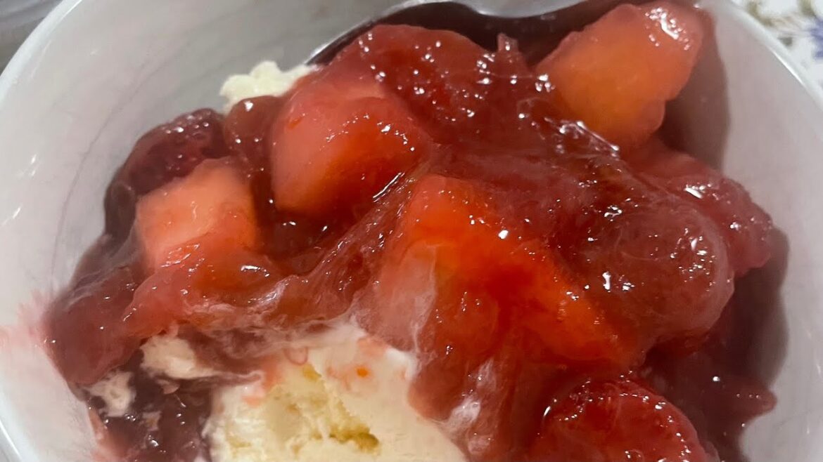 Strawberry Rhubarb Pie Filling