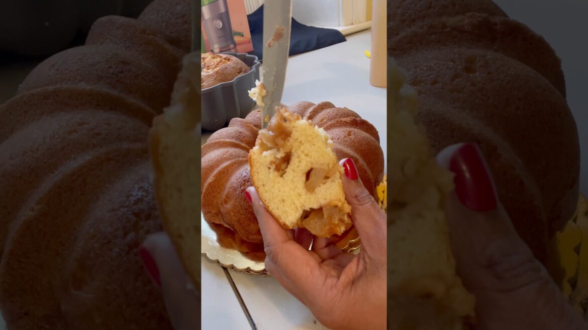 The making of a fall flavored cake...Jewish Apple! #cake #baking #scratchrecipe #fallcake #baker