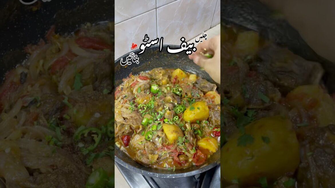 Easy beef stew recipe #shorts #viral #foryou #quickrecipe #foodie #beef #recipe #cooking #pakistani