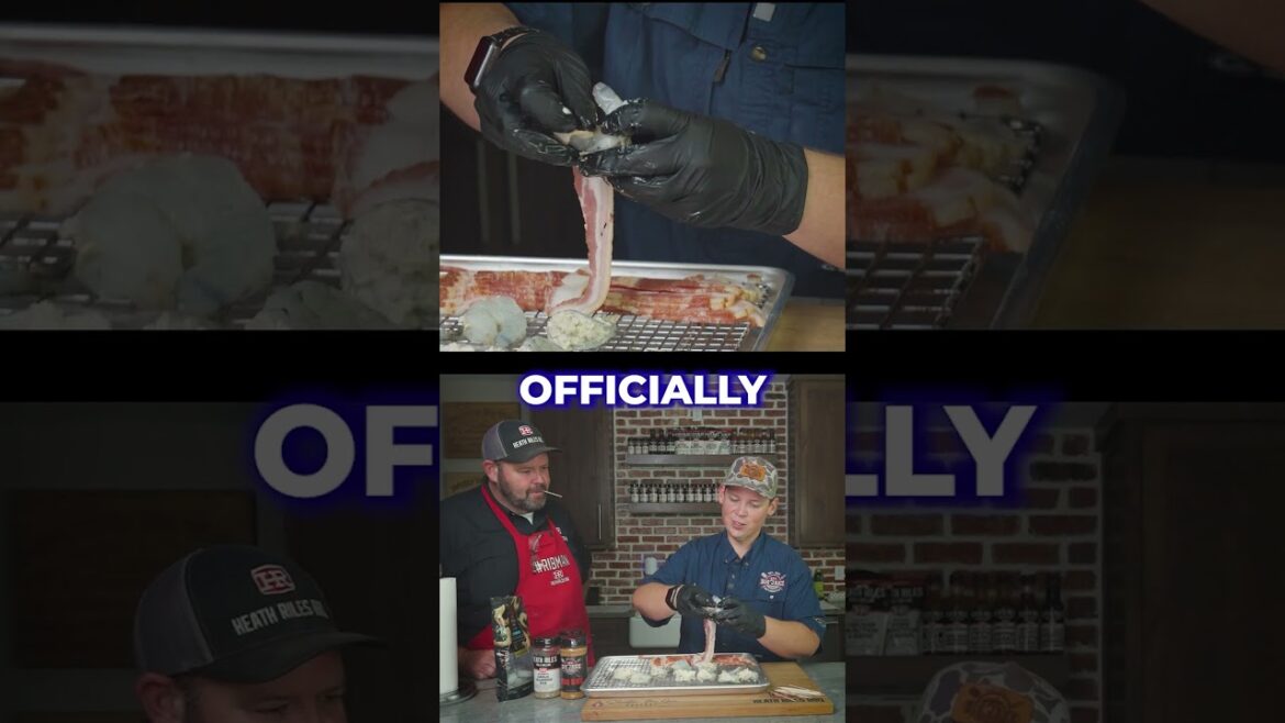 Boudin-Stuffed Bacon-Wrapped Shrimp with @BBQWithBigJake