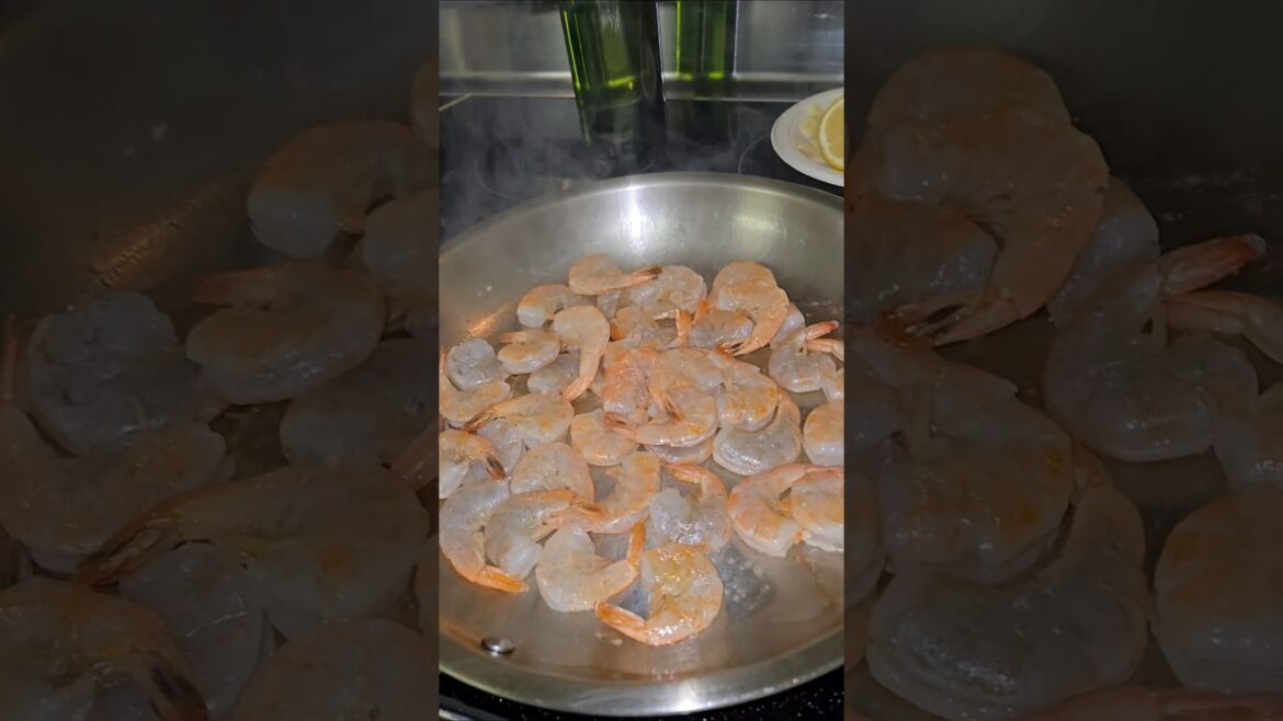 Steel Pan Shrimp Scampi