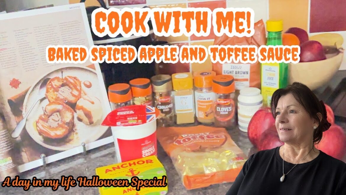 Spiced Baked Apples With A Toffee Sauce / Cook With Me