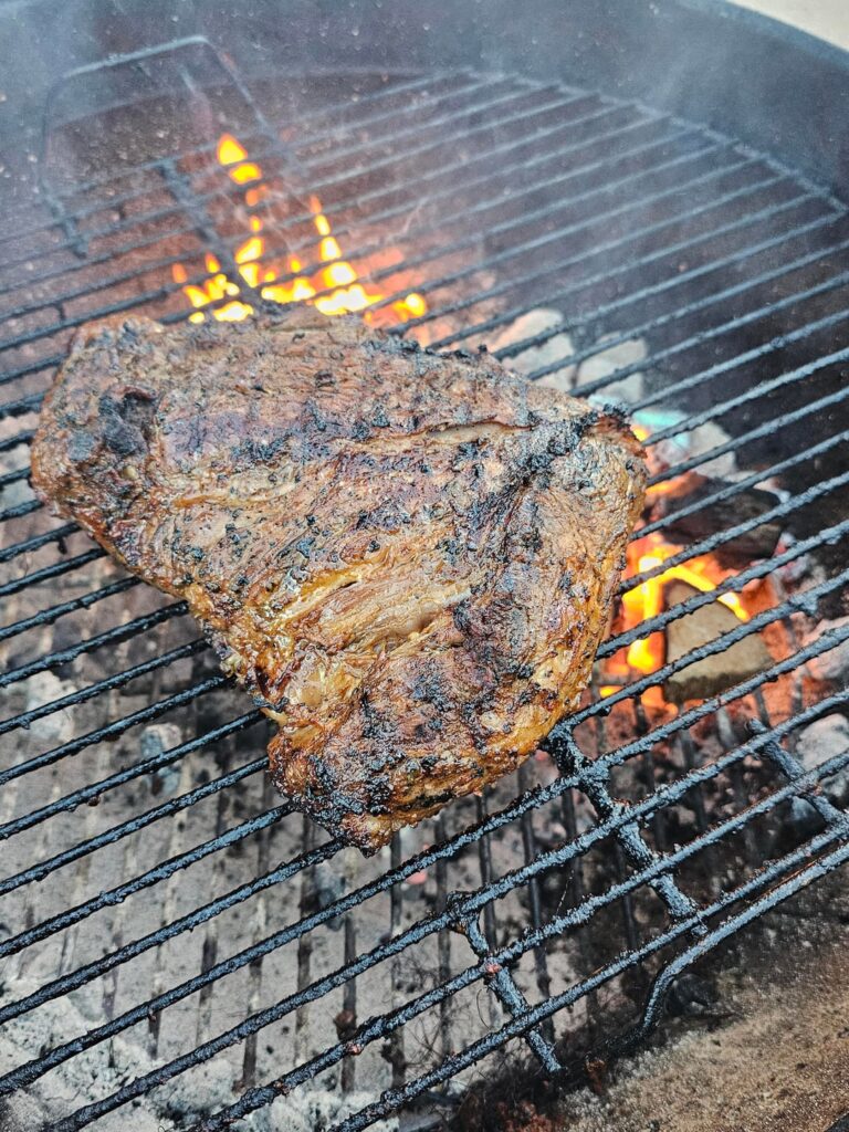 Tri tip on the Kettle