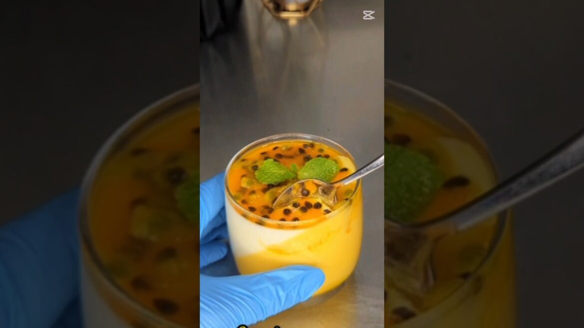 #Passion #Fruit #Panna Cotta – So Simple, So Delicious!