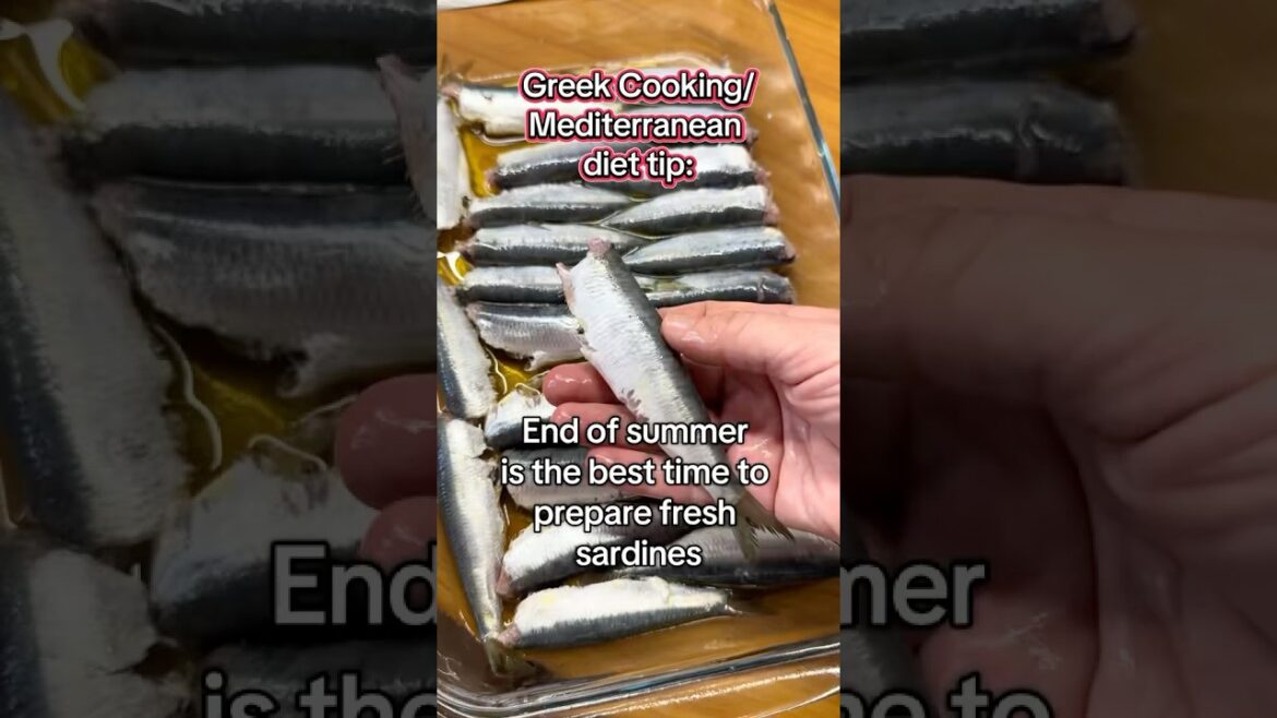 Sardine season is here  #sardines #greekfood #mediterraneandiet