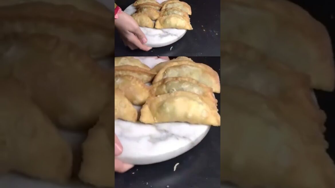 Arabic Sambusa, Meat And Feta Cheese Sambusa #shorts #viral #recipe #food