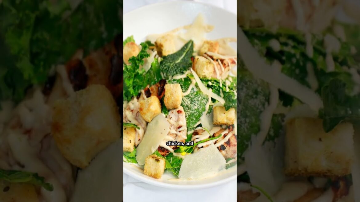 Chicken Ceaser Salad #trending #new #babifreitas Chicken Ceaser Salad #trending #new #babifreitas