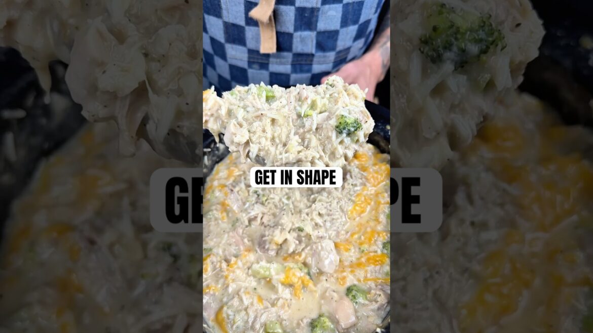 Crock Pot Chicken, Cheddar & Broccoli Rice — So Easy It’s Stupid