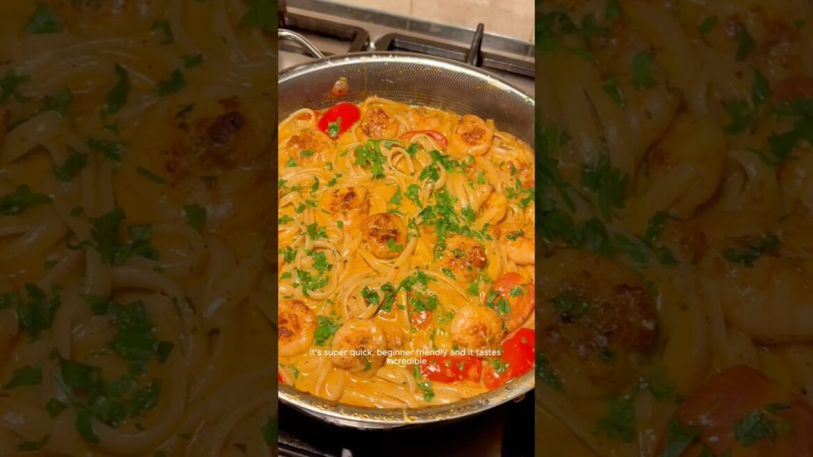 Creamy Cajun Shrimp Pasta Recipe | 15-Minute Dinner You’ll Make Again and Again #shorts Creamy Cajun Shrimp Pasta Recipe | 15-Minute Dinner You’ll Make Again and Again #shorts