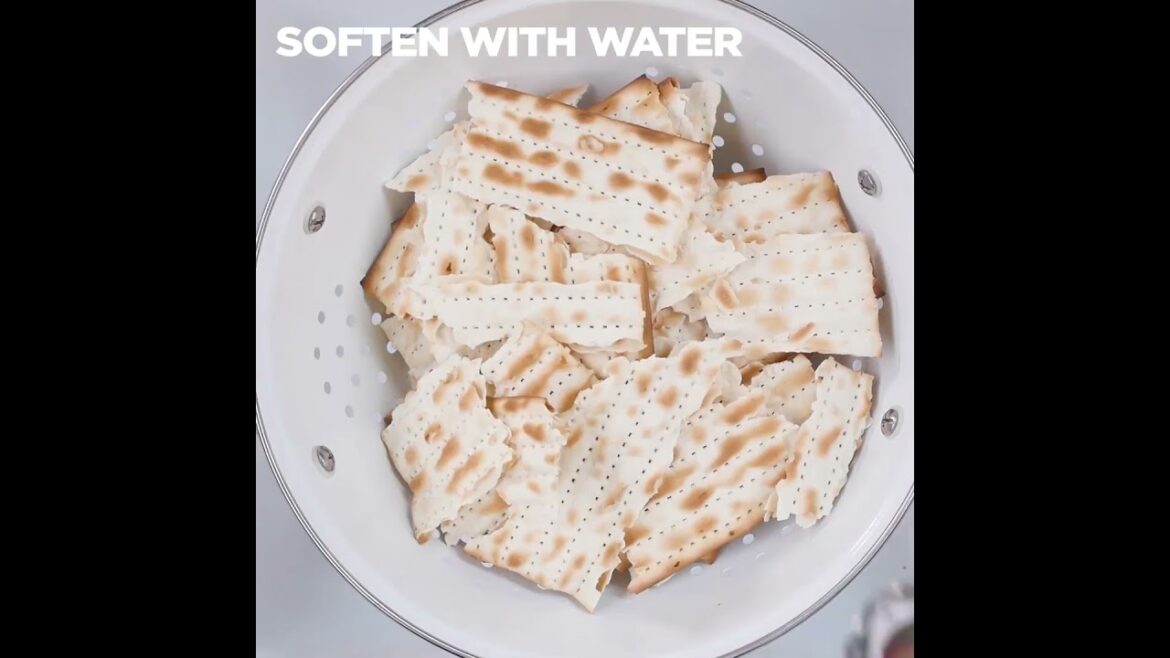 Matzo Brei with Salami and Onions