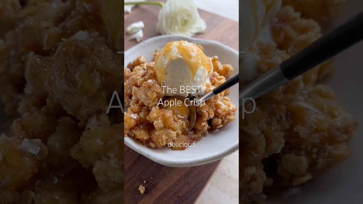 The BEST Apple Crisp Recipe #applecrisp #fooddolls