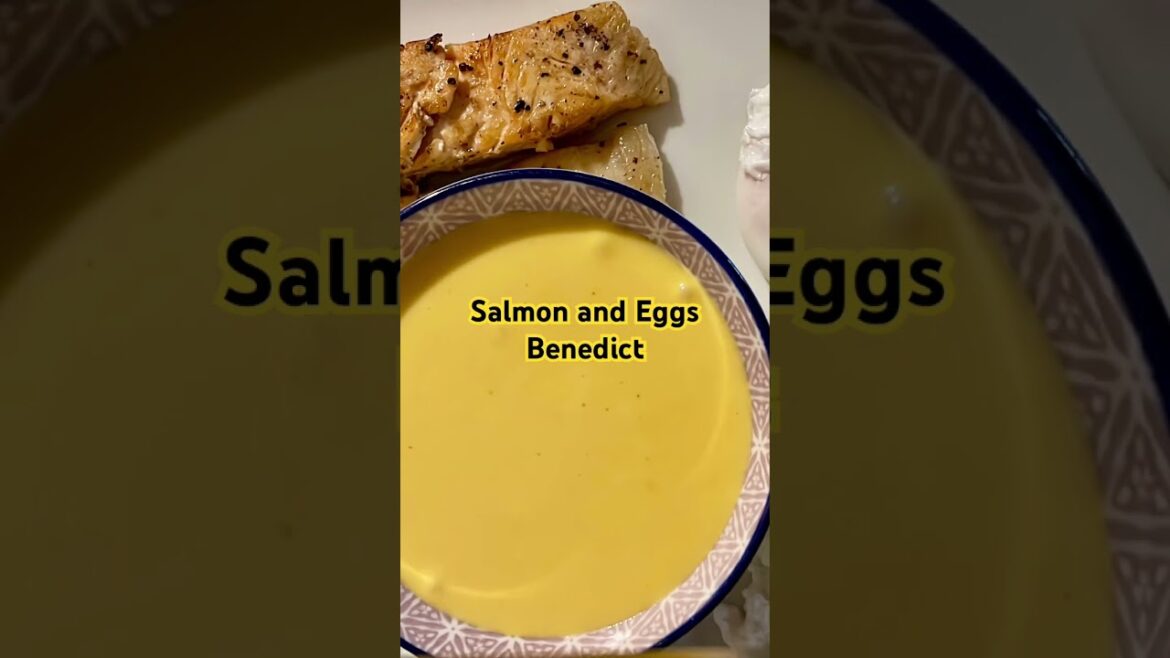 Salmon and eggs Benedict recipe#cooking#emielynlifeinaustralia