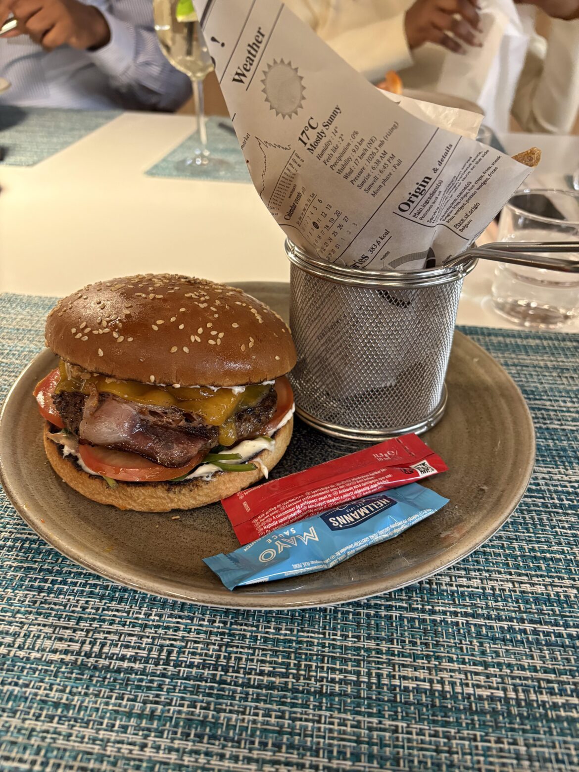 From my hotel in Bucharest, Romania