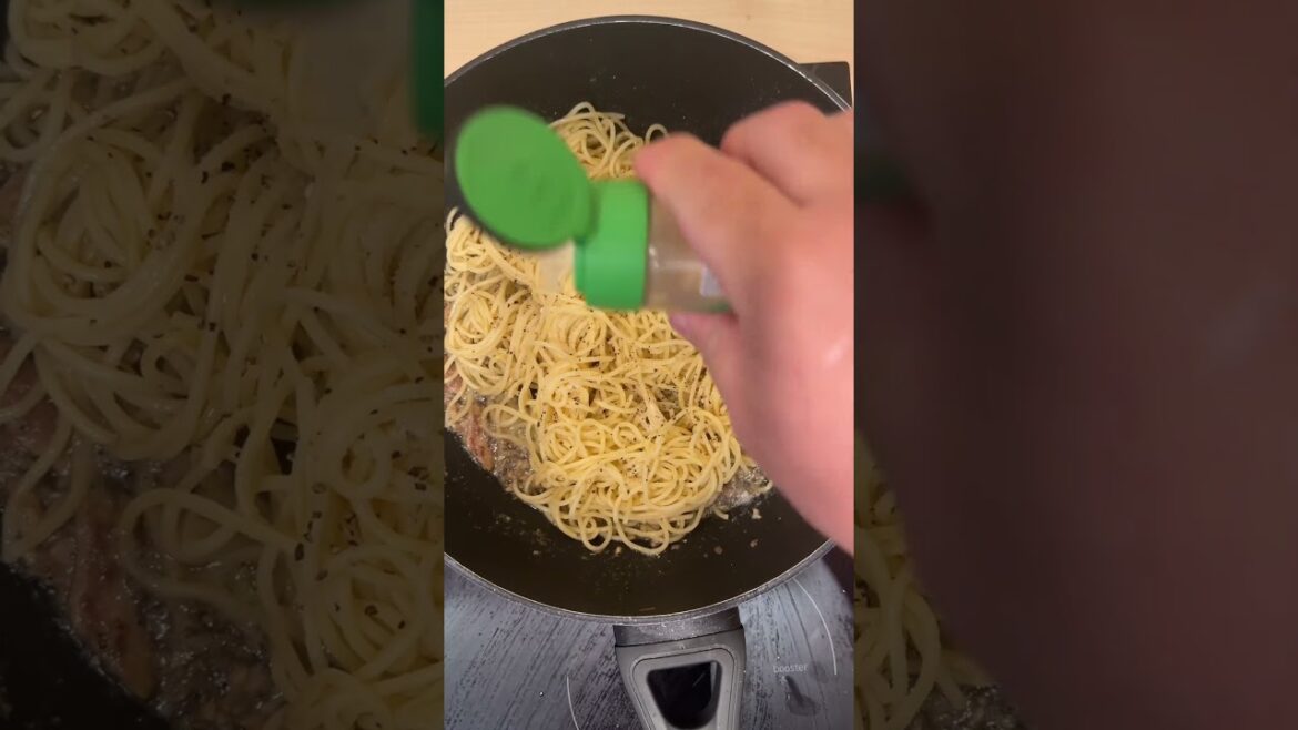 Sardines Pasta #cooking #food #shortsfeed #pasta #recipe