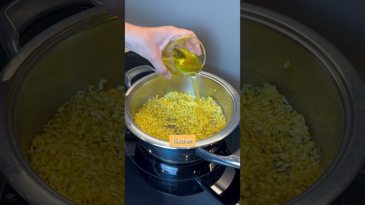 ✨ Safran-Risotto wie in Italien