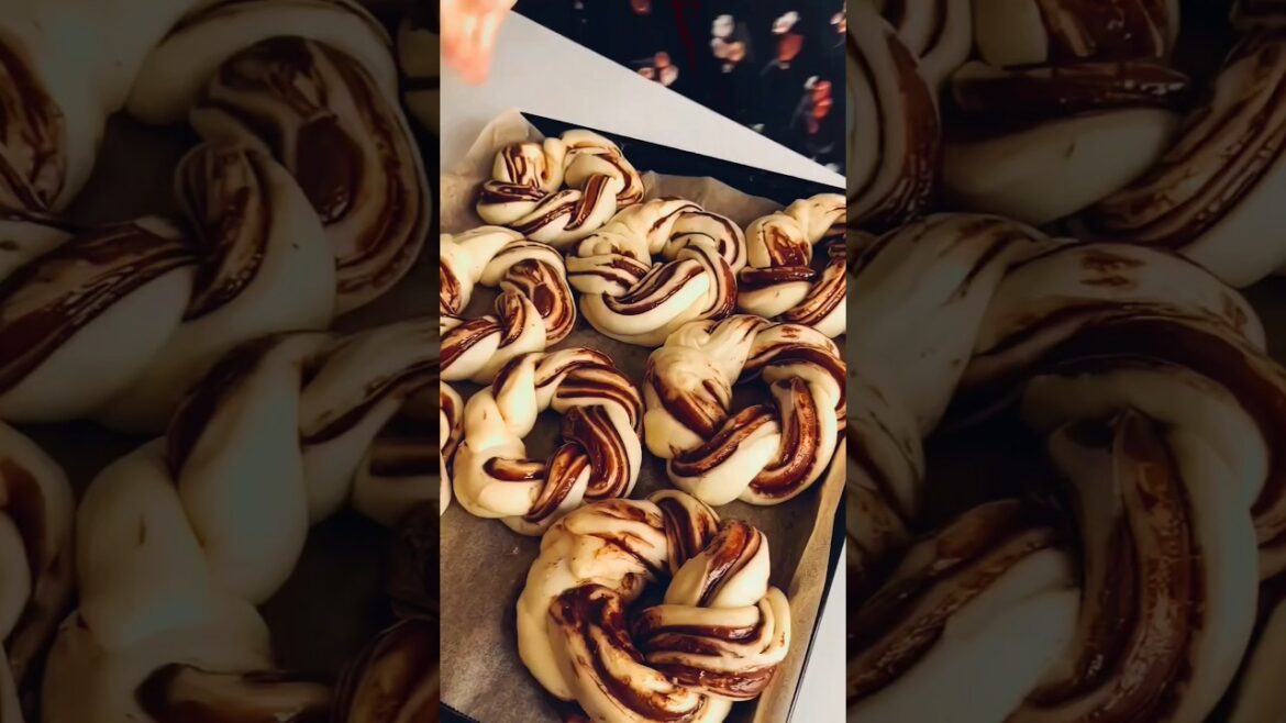 Fluffy Pretzels with Nutella #cookielove #baking #recipe #breadbaking #croissant #breadcooking