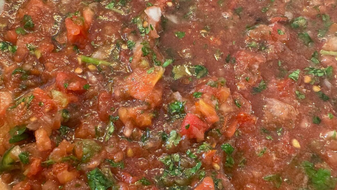 Fresh Homemade Salsa Recipe